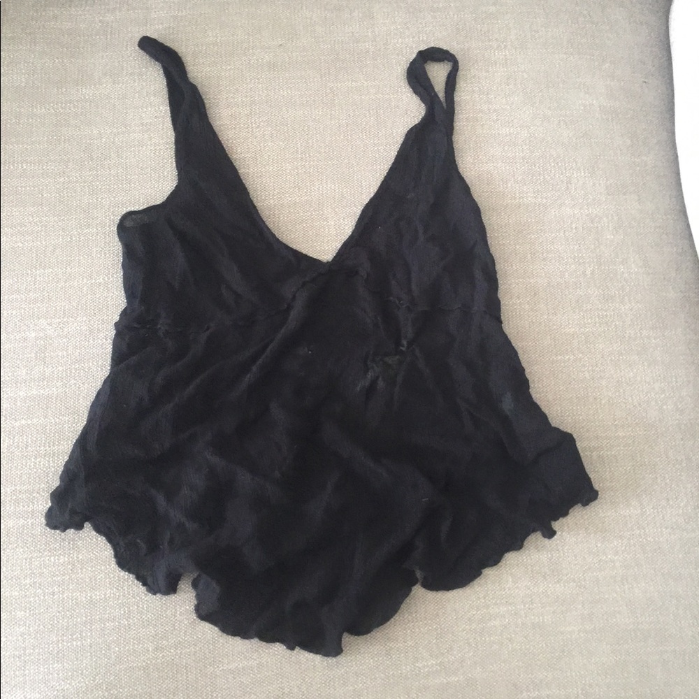 Black Free People tank (blouse)